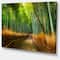Designart - Arashiyama Bamboo Grove Japan - Oversized Forest Canvas Artwork